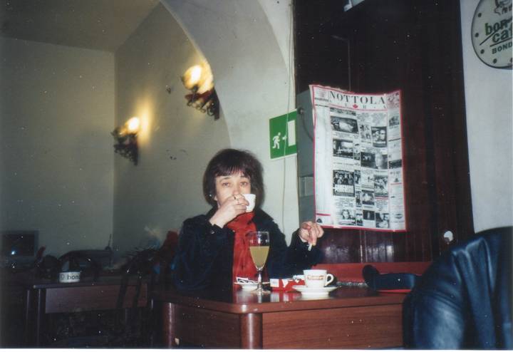 Елена Шварц, Рим, ноябрь 2001 г.